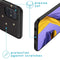 iMoshion Hoesje Geschikt voor Samsung Galaxy A71 Hoesje Siliconen - iMoshion Design hoesje - Zwart / Meerkleurig / Goud / Stars Gold