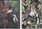 Schilderij DKD Home Decor 83 x 4,5 x 122,5 cm 83 x 4,5 x 123 cm Papegaai Tropisch (2 Stuks)