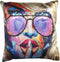 SVJ Home Decorations Streetart Kussen - 45x45 cm - Fluweel - Set van 2