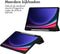 imoshion Tablet Hoes - Geschikt voor Samsung Galaxy Tab S9 11.0 inch - Trifold Hardcase Bookcase - Zwart