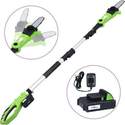 vidaXL Accutakkenschaar met accu 20 V 1500 mAh Li-ion