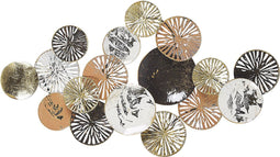 Beliani OSMIUM - Wanddecoratie - Goud - Metaal