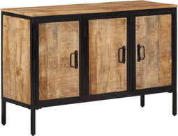 vidaXL - Dressoir - 105x35x70 - cm - massief - ruw - mangohout