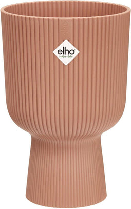 Elho Vibes Fold Coupe 14 - Bloempot voor Binnen - 100% Gerecycled Plastic - Ø 13.9 x H 21.0 cm - Delicaat roze