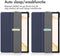 imoshion Tablet Hoes - Geschikt voor Samsung Galaxy Tab S8 Plus / Galaxy Tab S7 Plus / Galaxy Tab S7 FE - Trifold Bookcase - Donkerblauw