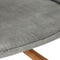 vidaXL - Schommelstoel - in - vintage - stijl - canvas - grijs