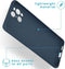 iMoshion Hoesje Geschikt voor Oppo Find X3 Pro 5G Hoesje Siliconen - iMoshion Color Backcover - Donkerblauw