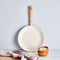 GreenChef Nordics - Koekenpan 24 cm - PFAS-vrij keramische anti-aanbaklaag - Crème