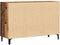 vidaXL - Dressoir - 103,5x35x70 - cm - bewerkt - hout - oud - houtkleurig
