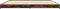 vidaXL - Bedframe - bewerkt - hout - metaal - gerookt - eikenkleurig - 200x200 - cm