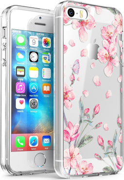 imoshion Hoesje - Geschikt voor iPhone SE (2016) / 5 / 5s - Design hoesje - Blossom Watercolor