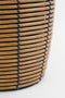 Mica Decorations Durban - Bloempot Buiten - Set van 3 - H36 x Ø40 cm - Lichtgewicht - Bruin (set van 3)