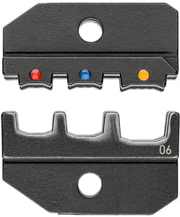 Knipex 97 49 06 Krimpinzetstuk Geïsoleerde kabelschoenen, Geïsoleerde connectoren (male), Geïsoleerde stootverbinders 0