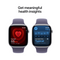 Apple Watch Series 11 - Smartwatch - GPS + Cellular - 46mm Aluminium Sportbandje S/M Zilver (Paars)
