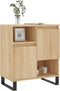vidaXL - Dressoir - 60x35x70 - cm - bewerkt - hout - sonoma - eikenkleurig