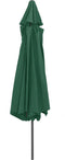 vidaXL - Parasol - met - metalen - paal - 390 - cm - groen