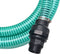 vidaXL - Zuigslang - met - koppelingen - 7 - m - 22 - mm - groen