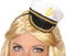 Verkleed Verkleed diadeem mini hoedje/pet - meisjes/dames - Matroos/Kaptein/Sailor thema