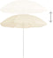 vidaXL - Parasol - met - stalen - paal - 180 - cm - blauw