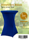 Statafelrok Blauw 80 cm - Alora tafelrok voor statafel - Statafelhoes - Bruiloft - Cocktailparty - Stretch Rok