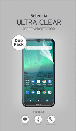 Selencia Duo Pack Ultra Clear Screenprotector voor de Nokia 1.3
