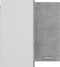 vidaXL - Hanghoekkast - Lyon - 57x57x60 - cm - bewerkt - hout - betongrijs