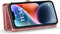 Caseme - Geschikt voor iPhone 15 Pro - Vintage 2 in 1 portemonnee hoes - Lichtroze
