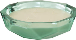 J-Line kaars Schaal Origami - glas - aqua - 30U - small