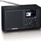 Lenco DAR-017BK - Tafelradio - DAB+ Bluetooth 5.0 - Zwart