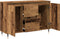 vidaXL - Dressoir - met - Deuren - & - Lades - Oud - Hout - 101,5x35x70 - cm