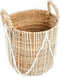 Safaary - Bazar Bizar Macrame Opbergmand Naturel Wit Large