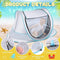 Fuegobird BabyBox - Campingbedje - UV50+ Bescherming - Blokkeer Muggen - Zilver Grijs/Blauw