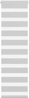 vidaXL - Zebra - rolgordijn - 45x100 - cm - stofbreedte - 40,9 - cm - lichtgrijs