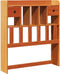 vidaXL - Hoofdbord - met - opbergruimte - 90 - cm - massief - grenenhout - wasbruin
