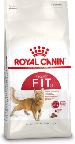 Royal Canin Fit - Kattenvoer Brokjes - Behoud ideaal lichaamsgewicht en voorkomt haarballen - 10 kg