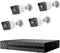 HiLook IK-4248BH-MH/P IK-4248BH-MH/P IP-Bewakingscameraset LAN 4-kanaals Met 4 camera's 3840 x 2160 Pixel