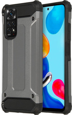iMoshion Hoesje Geschikt voor Xiaomi Redmi Note 11 (4G) / Redmi Note 11S (4G) Hoesje - iMoshion Rugged Xtreme Backcover - Donkergrijs