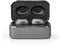 Nedis HPBT5056GY - Draadloze Bluetooth 5.0 oordopjes - Inclusief oplaadcase - Grijs