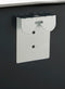 Mica Decorations Rossi - Wandspiegel - Zwart metaal - 80 x 71 cm