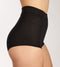 sloggi Double Comfort - Dames Short Comfort slip - Badstof kruisje - Zwart