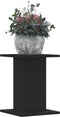 vidaXL - Plantenstandaards - 2 - st - 30x30x40 - cm - bewerkt - hout - zwart