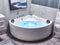 Beliani BARACOA - Hoekbad whirlpool - Wit - Acryl