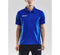 Craft Progress Polo Pique Heren - Sportpolo - Sneldrogend materiaal - Donkerblauw/wit