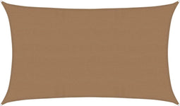 vidaXL - Zonnezeil - 160 - g/m² - 5x8 - m - HDPE - taupe