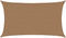 vidaXL - Zonnezeil - 160 - g/m² - 5x8 - m - HDPE - taupe