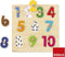 Goula Houten Puzzel Cijfers - Kinderpuzzel - 10 Stukjes