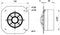 Visaton DSM 50 FFL - Inbouwspeaker 120W 8Ω - Zwart