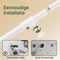 SoBuy FRG34-II-W - Telescoop Kledingrek - Verstelbaar B(147–195) x H(200–295) cm - Wit