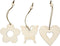 Houten decoraties, afm 6 cm, dikte 3 mm, 200 stuks