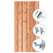 Tuindeco - Tuindeur Privacy Red Class 120 cm Tuindeco